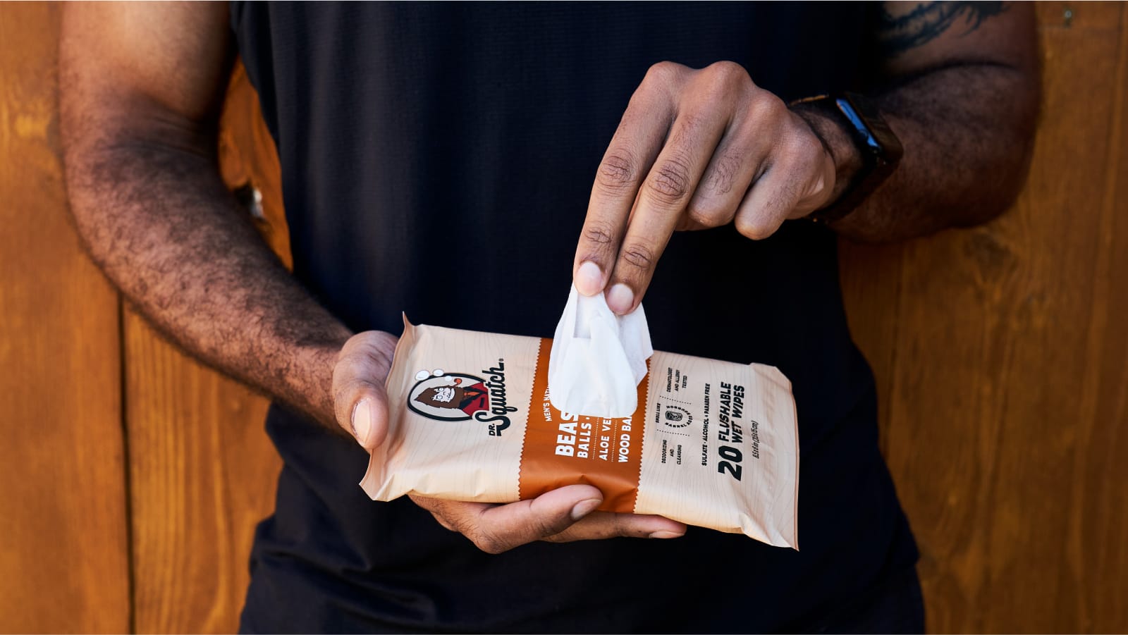 Wood Barrel Bourbon Wipes - Make Your Routine Work
