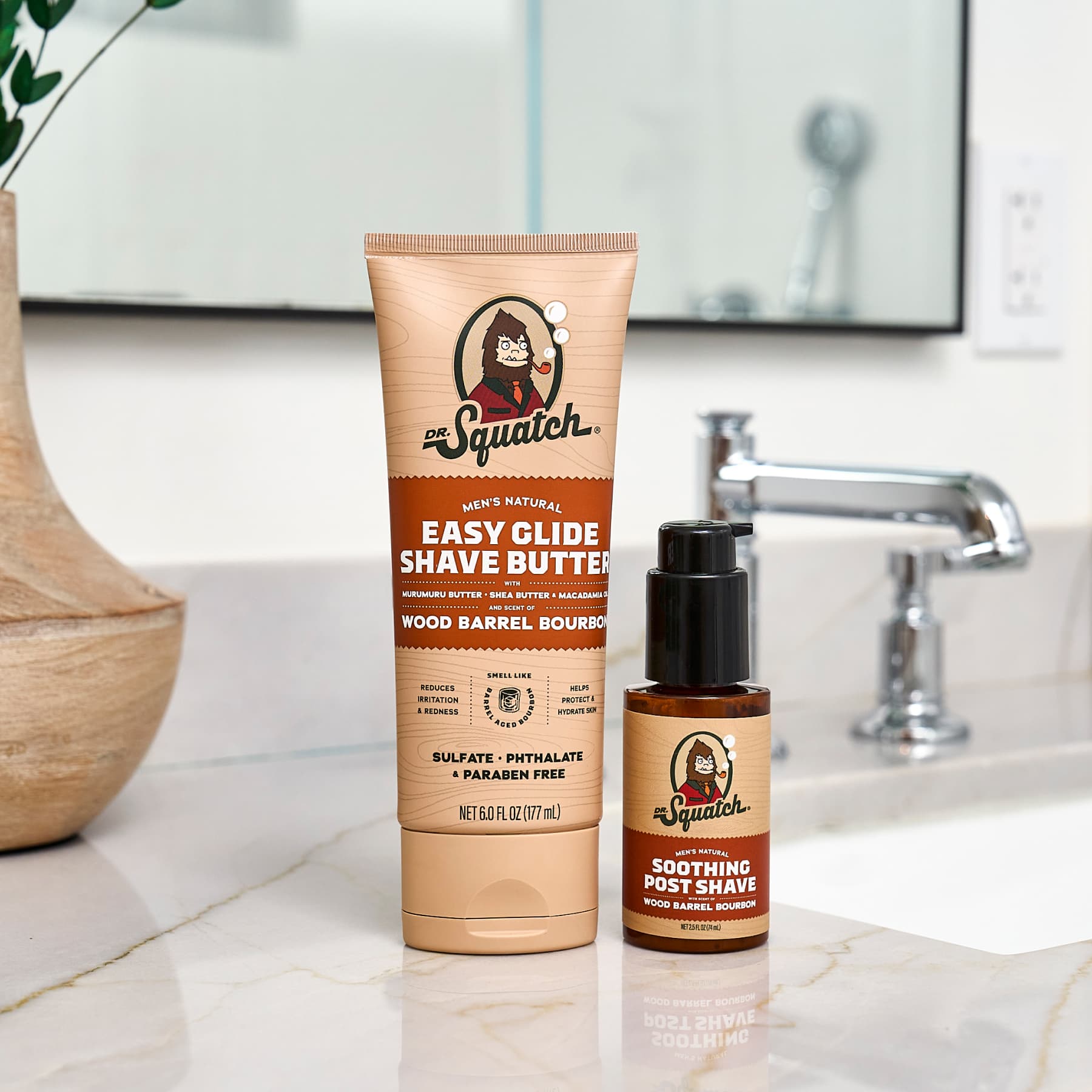 Wood Barrel Bourbon Smooth Shave Bundle - Your Better Shower Choice