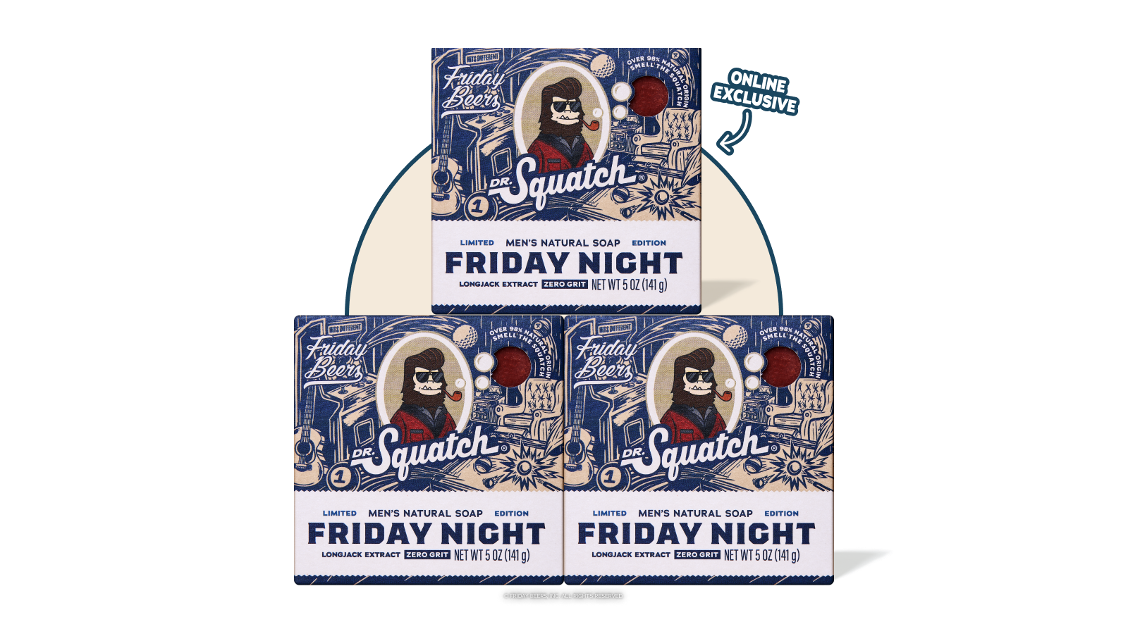 Friday Night 3-Pack - Soap Built for Men