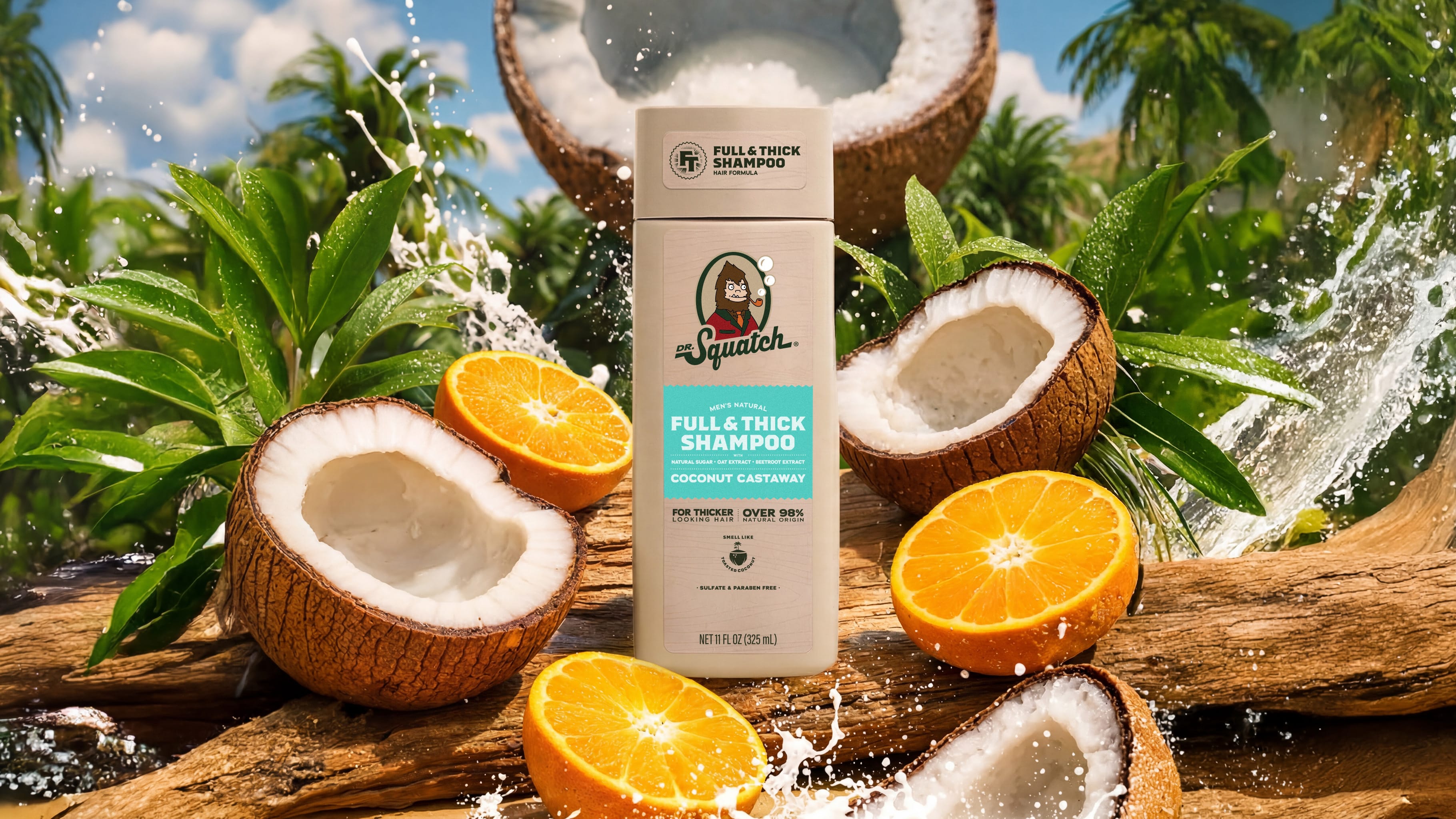 Coconut Castaway Full & Thick Shampoo - Find a Better Way to Lather