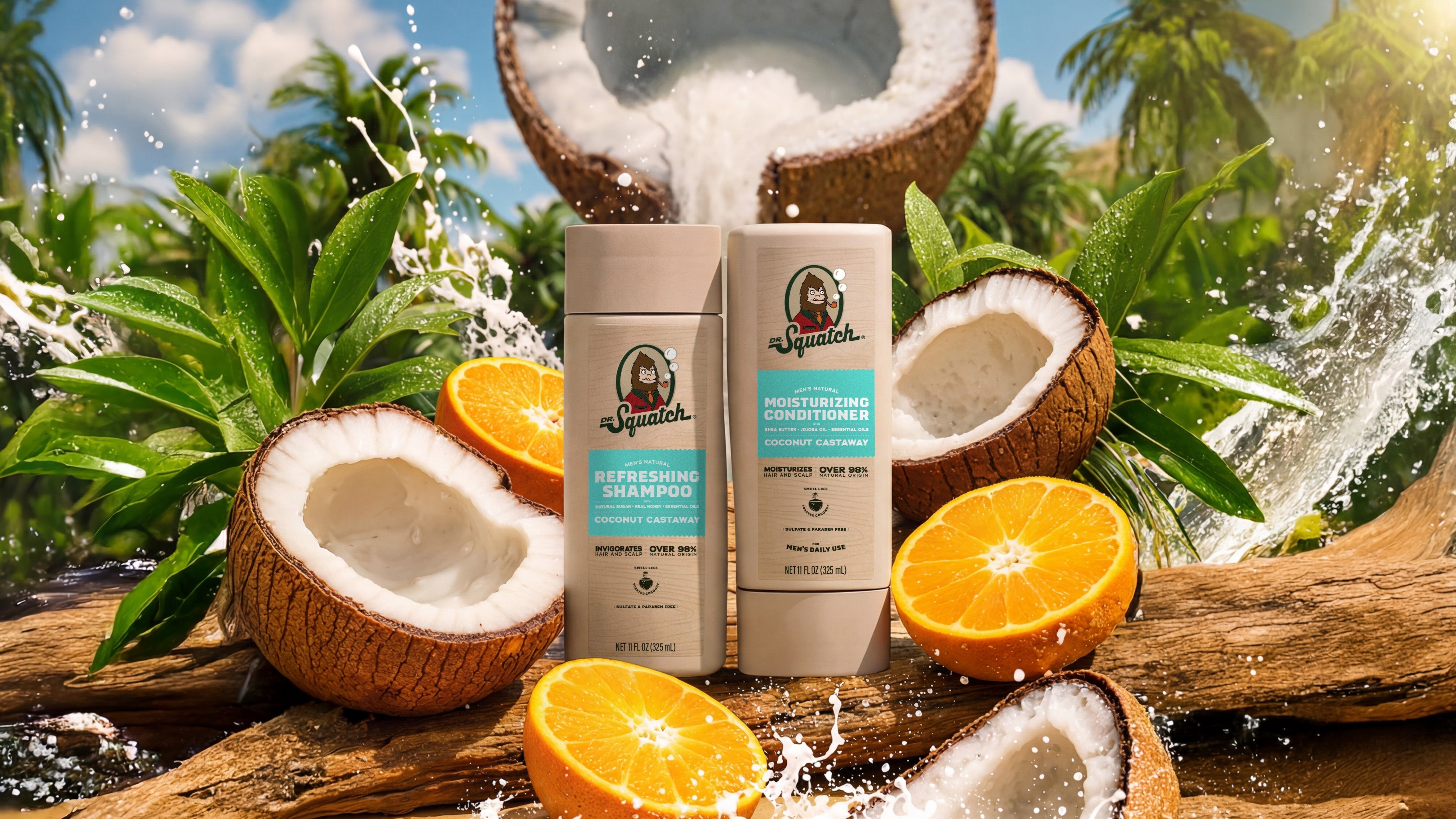 Coconut Castaway Hair Care Kit - Built for Everyday Freshness