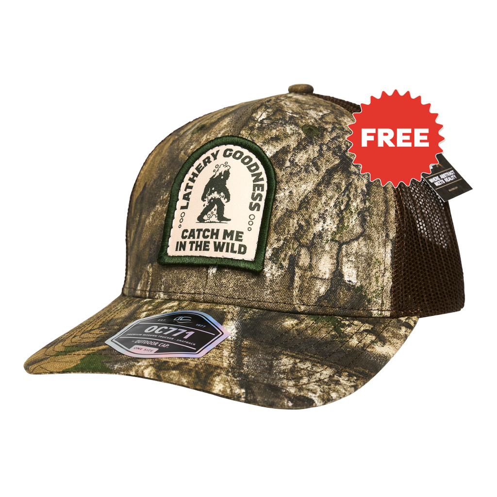 6 Pack Bar Soap + FREE Realtree Hat - Wash Better and Smell Better