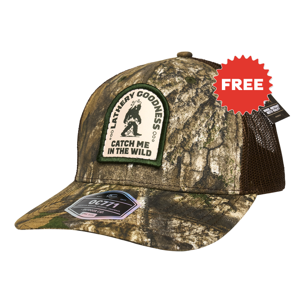6 Pack Bar Soap + FREE Realtree Hat - Wash Better and Smell Better