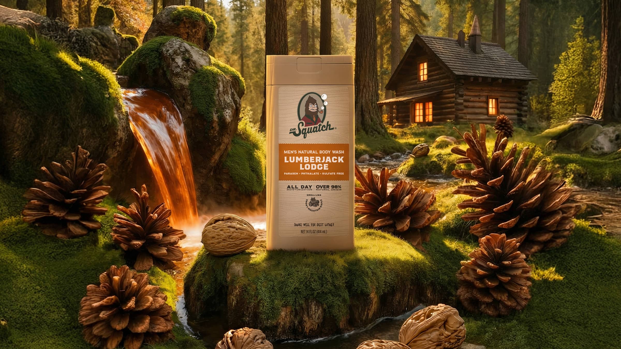 14 oz Lumberjack Lodge Body Wash - Built for Better Showers