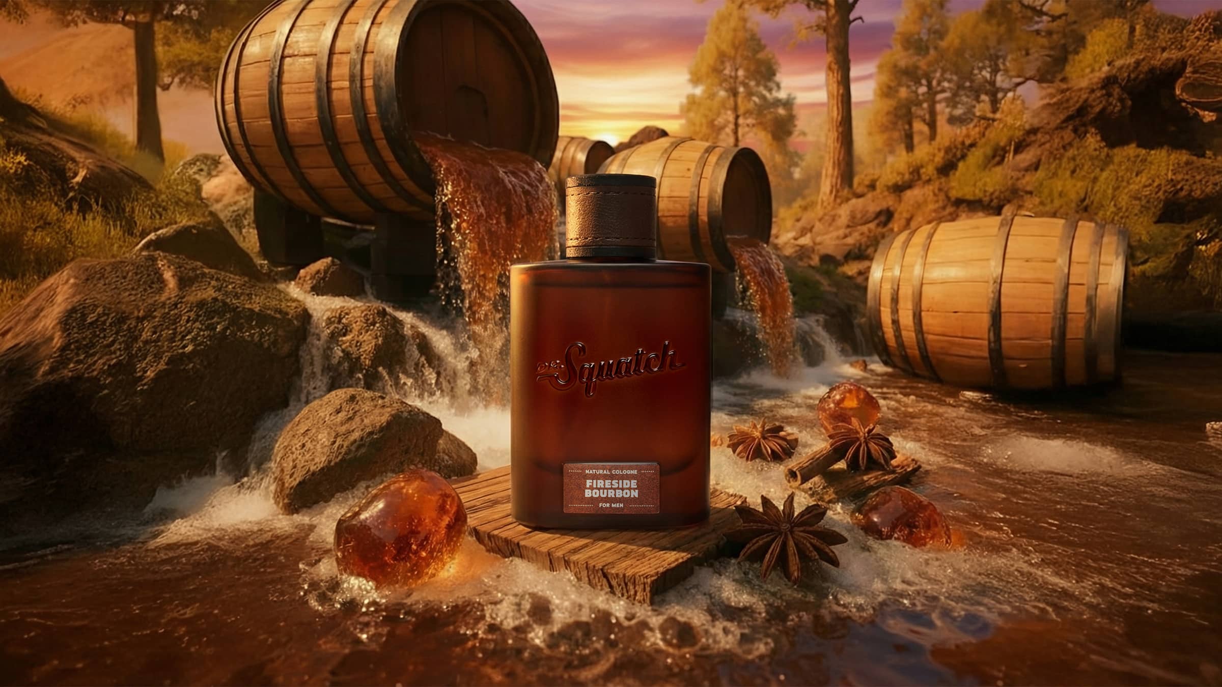 Fireside Bourbon Cologne - Men's Soap That Delivers