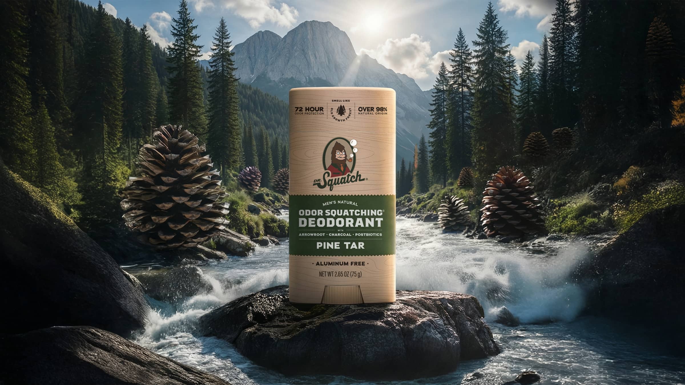 Pine Tar Deodorant - Step Out Feeling New