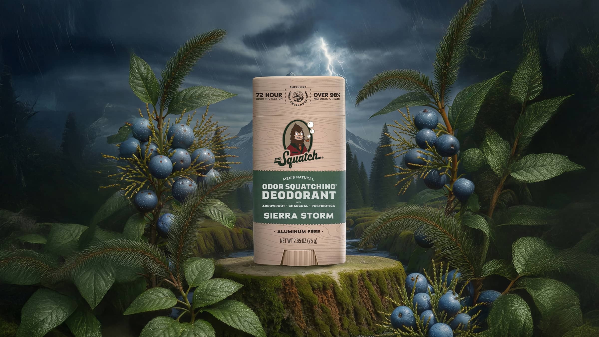 Sierra Storm Deodorant - Shower Gear That Delivers