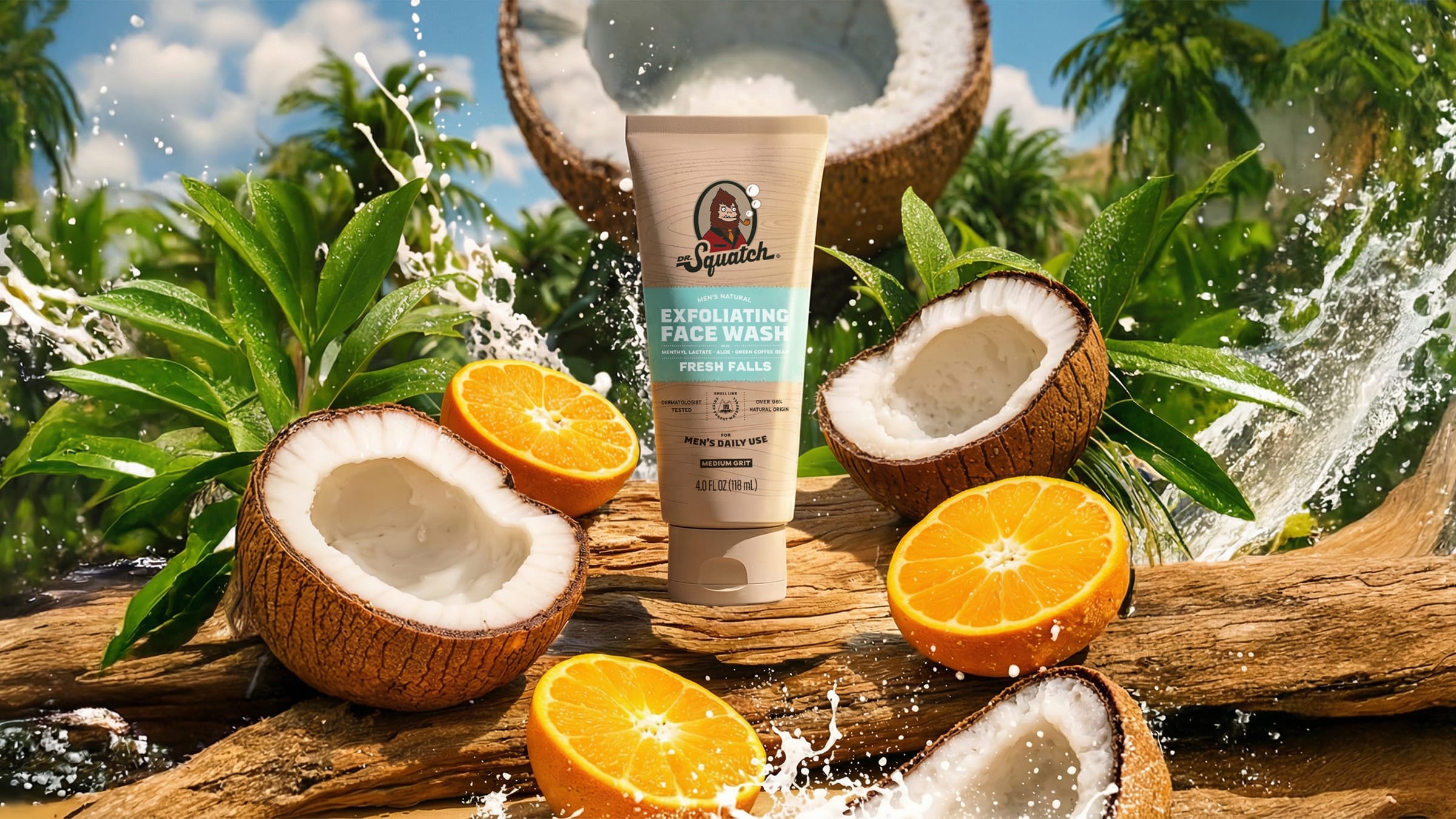 Coconut Castaway Refreshing Face Wash - Turn Up the Fresh