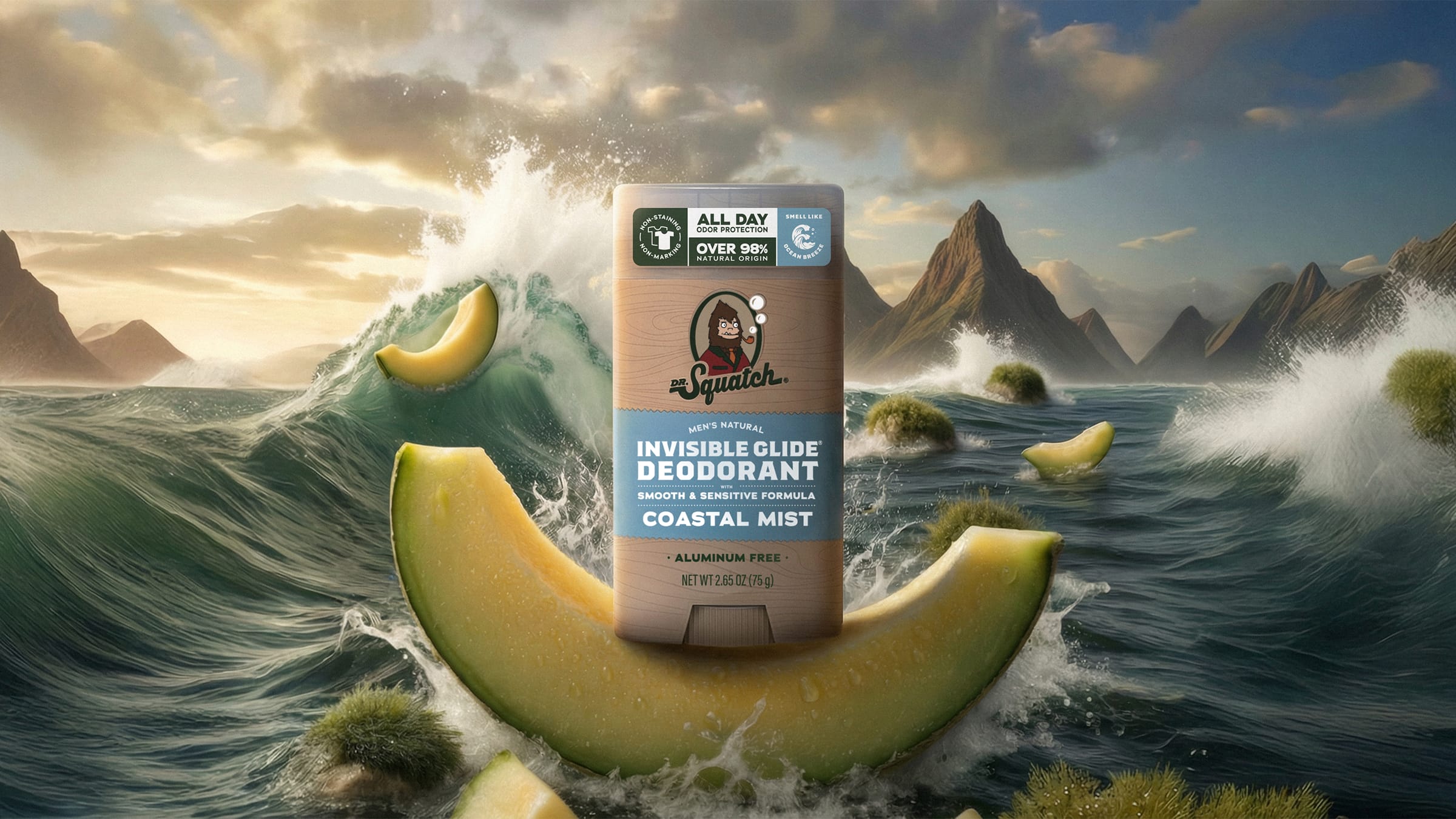 Coastal Mist Invisible Glide Deodorant - Your Go To Fresh Bar