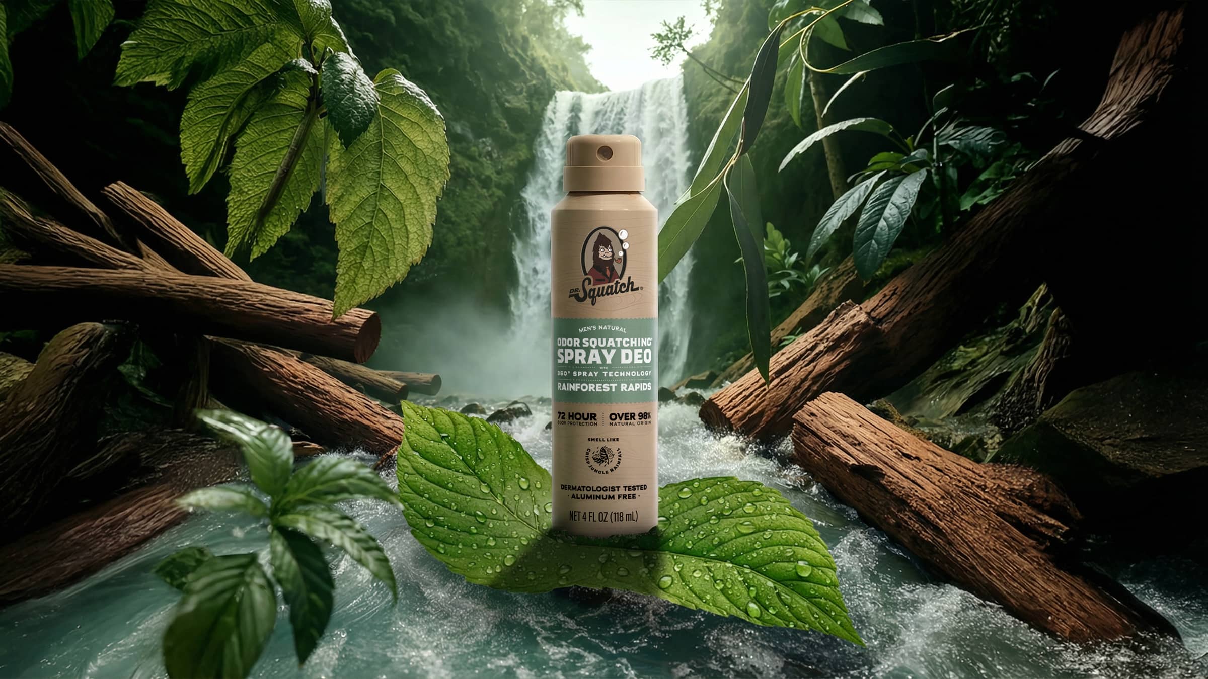 Rainforest Rapids Spray Deodorant - Bold Freshness Starts Here