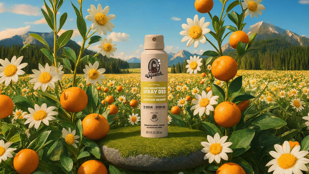 Mountain Meadow Spray Deodorant - Clean Scent With Strong Vibes