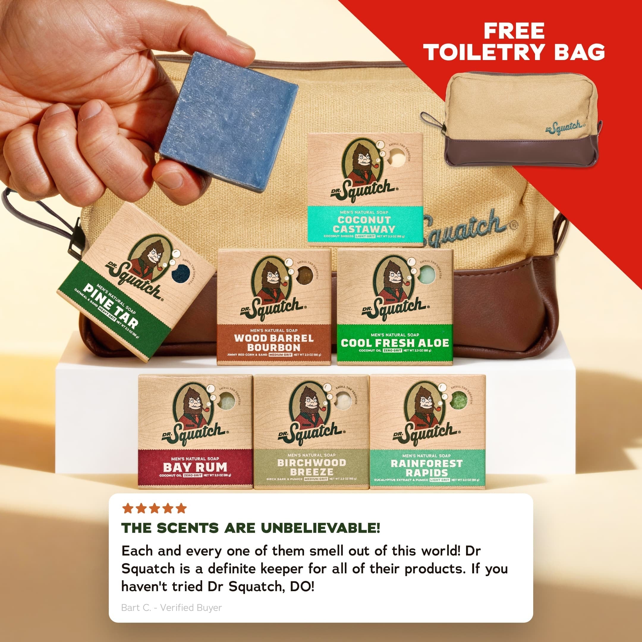 Scent Sampler - 8 Mini Soaps - Better Scents Better Showers