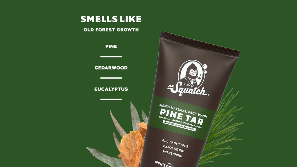 Pine Tar Face Wash - Get Rugged Freshness Daily