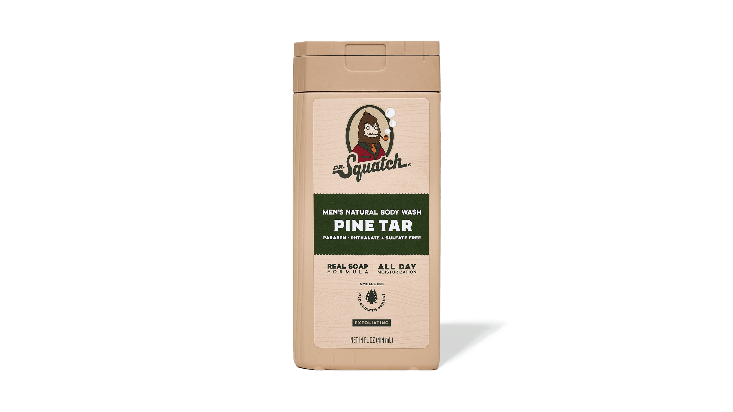 14 oz Pine Tar Exfoliating Body Wash - Soap That Gets It Done