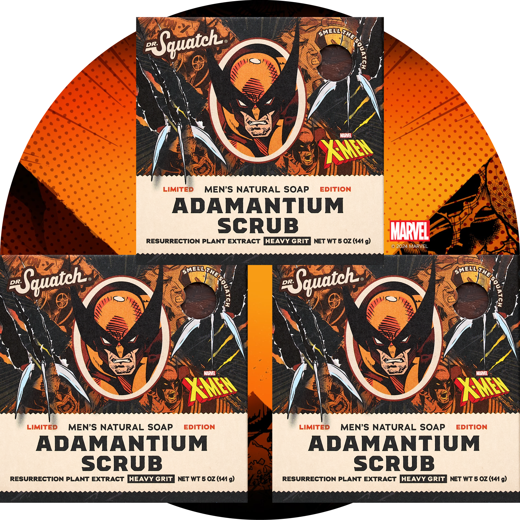 Adamantium Scrub 3-Pack - Clean Skin Starts Today