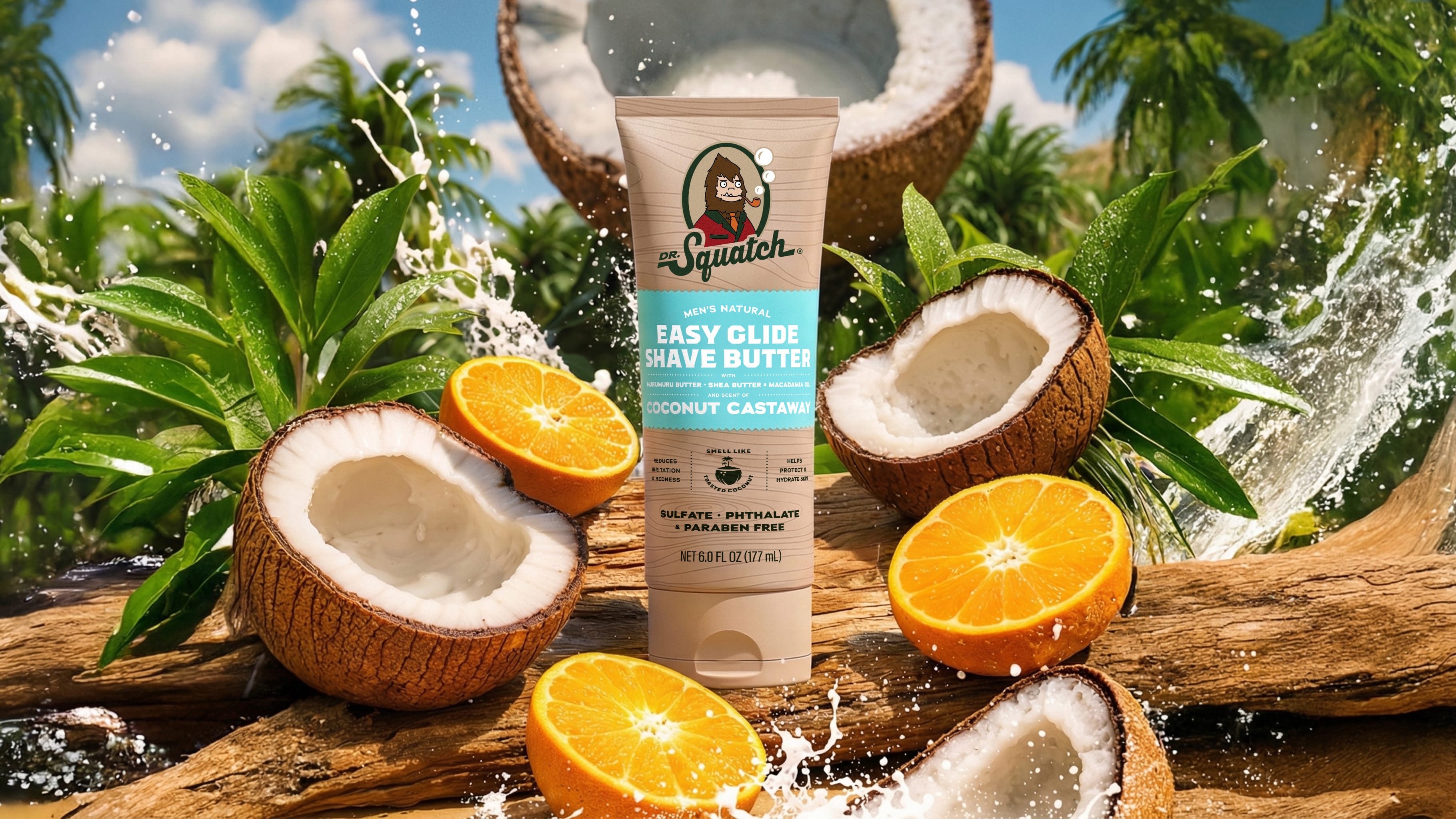 Easy Glide Shave Butter Coconut Castaway - Go From Dirty to Fresh