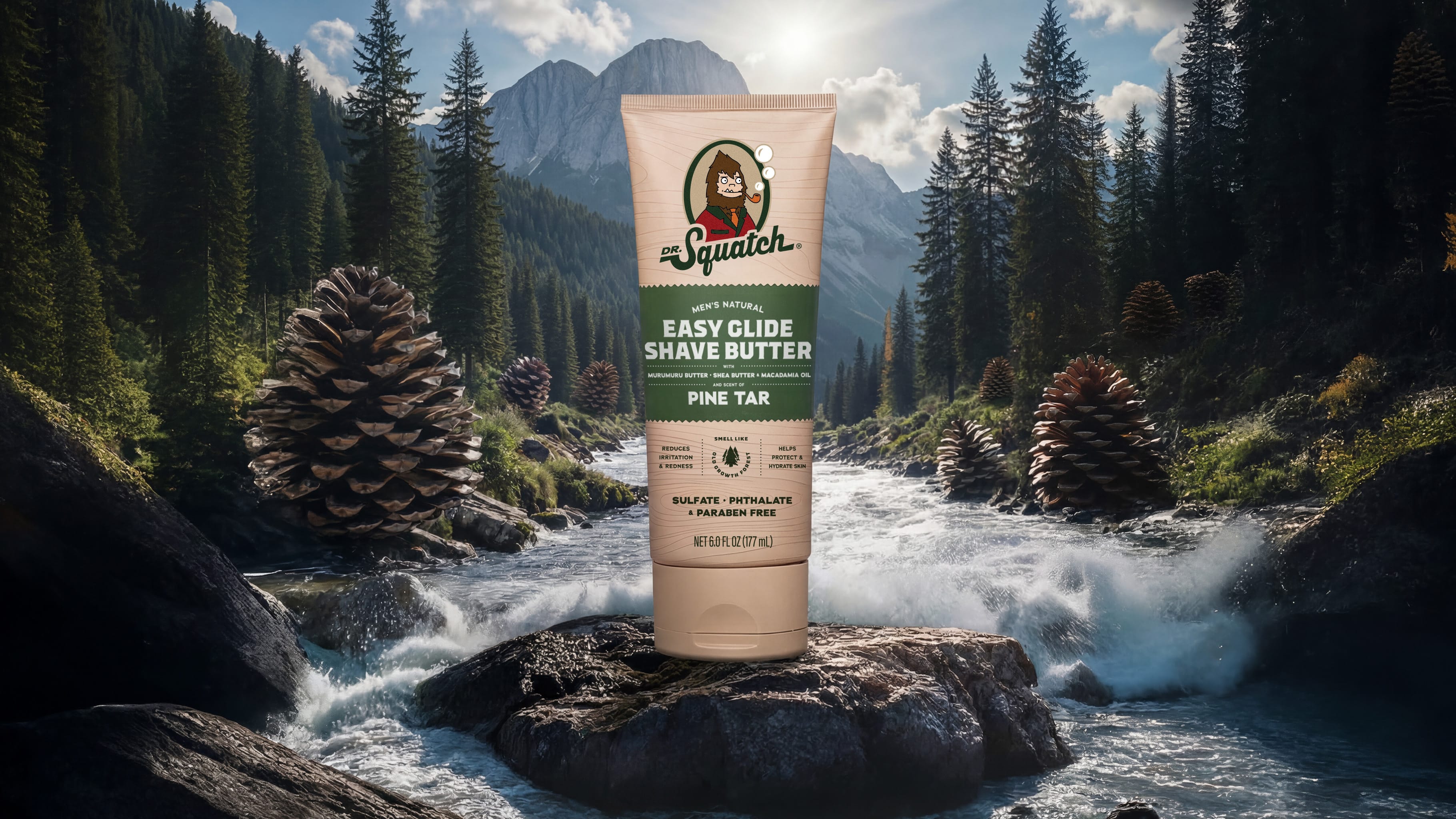 Easy Glide Shave Butter Pine Tar - Good Soap for Good Days