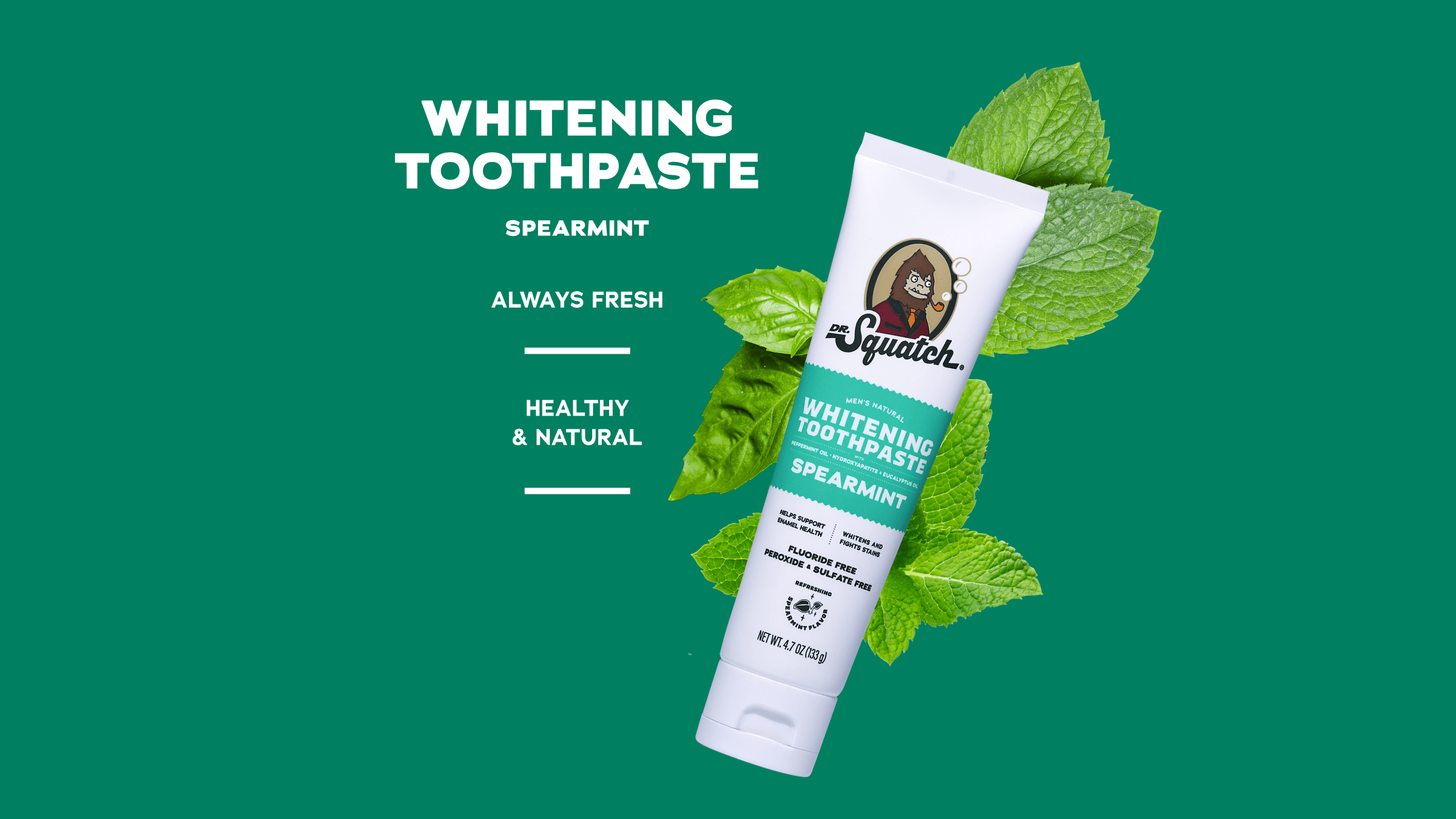 Spearmint Whitening Toothpaste - Make Your Wash Worth It