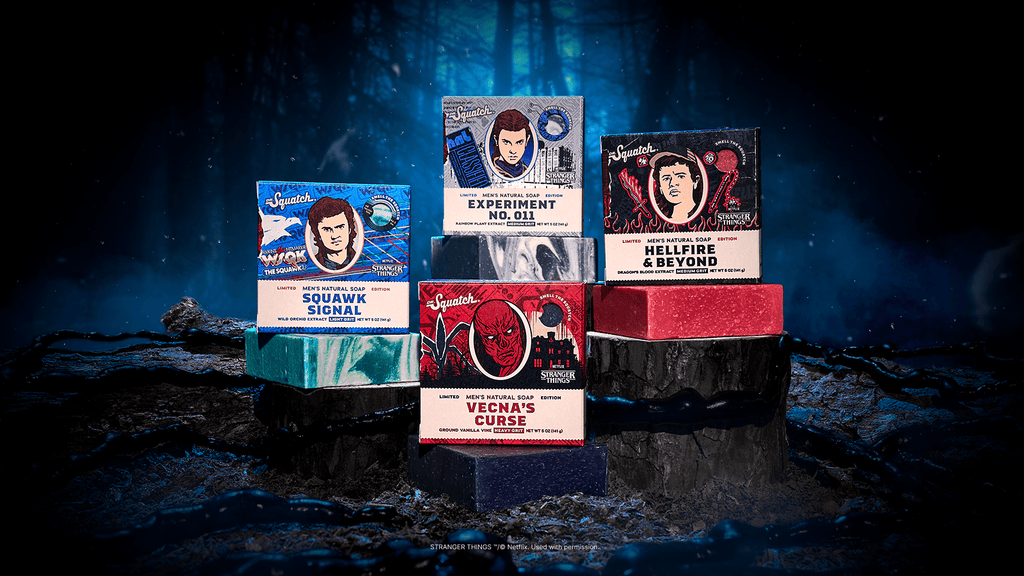 Stranger Things 4-Pack - Hardworking Soap for Men