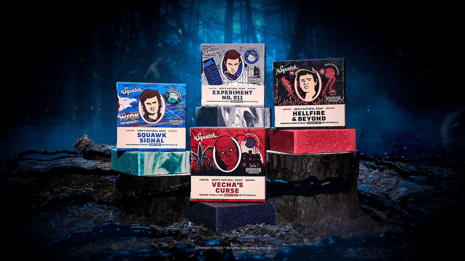 Stranger Things 4-Pack - Hardworking Soap for Men