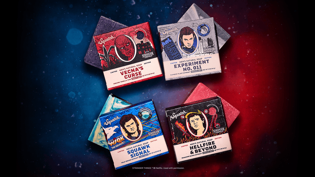 Stranger Things 4-Pack - Hardworking Soap for Men