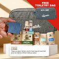 Carry On Trio - FREE Toiletry Bag - Hardworking Soap for Men