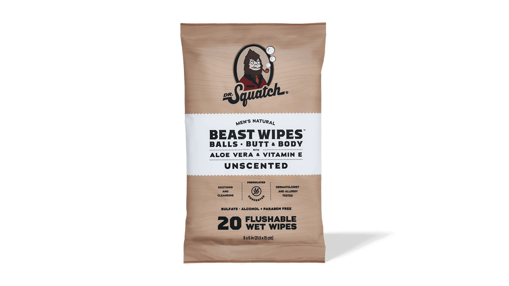 Unscented Wipes - Wash Off the Workday