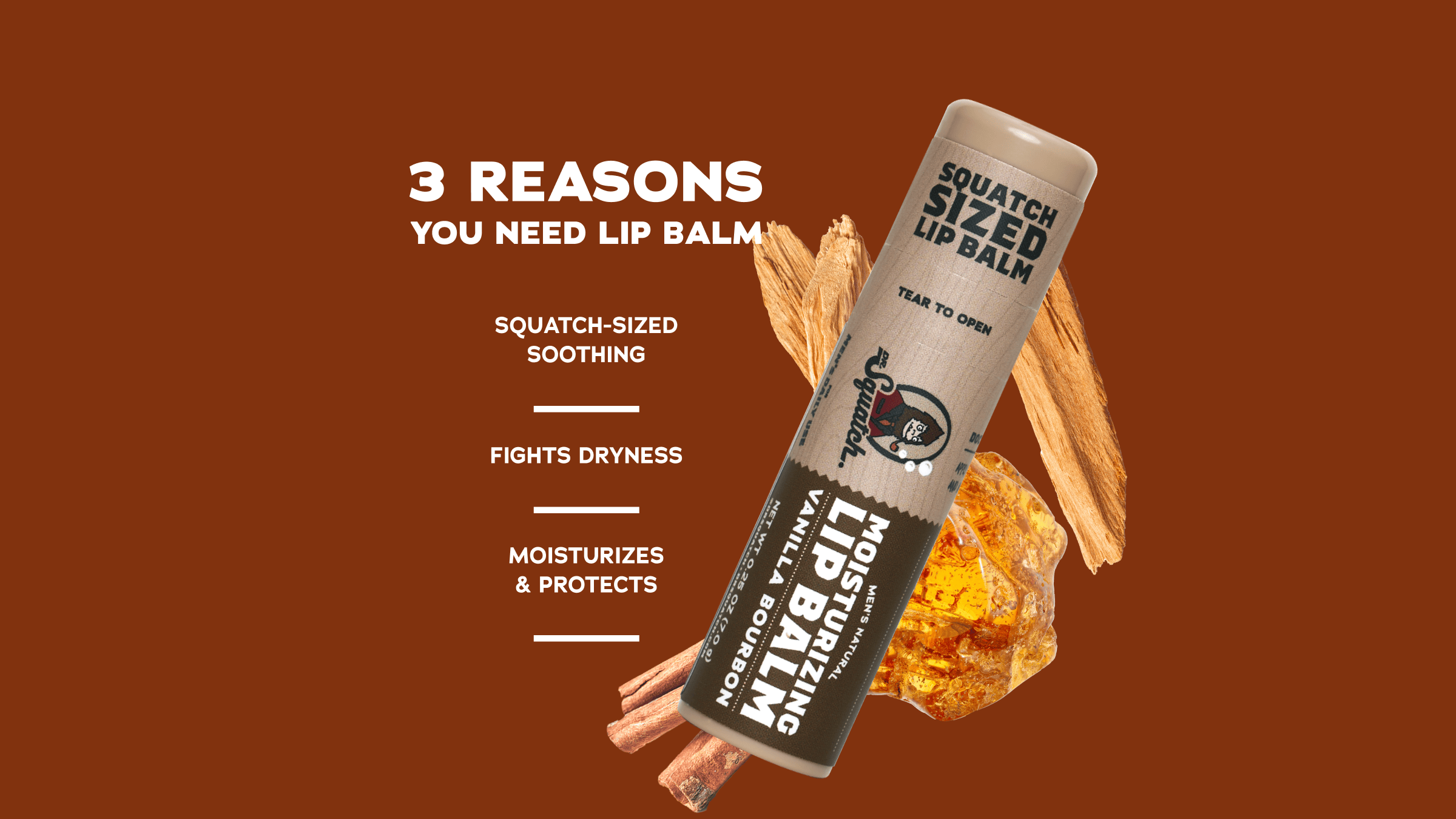 Vanilla Bourbon Lip Balm - Clean That Hits Different