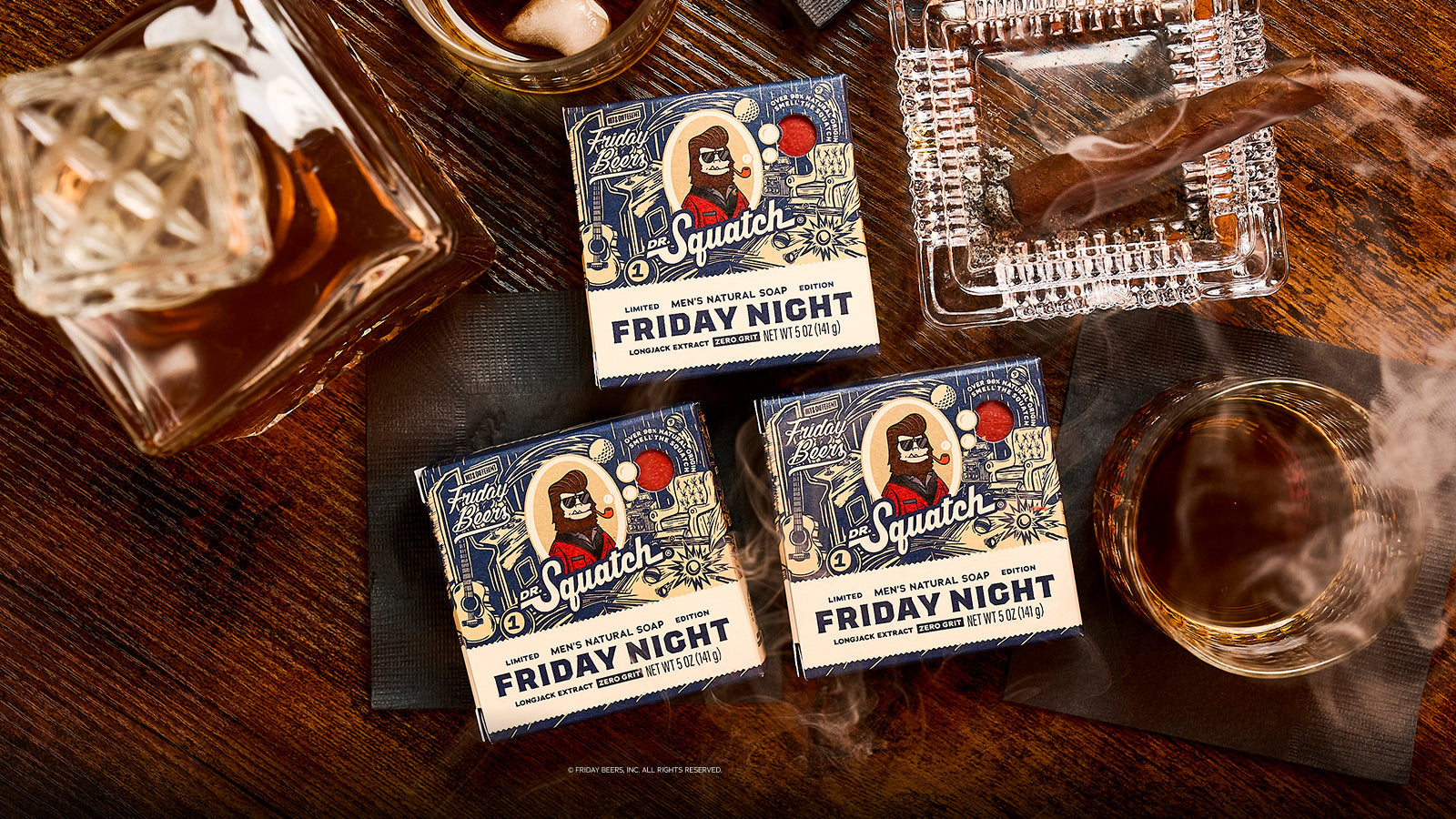 Friday Night 3-Pack - Soap Built for Men