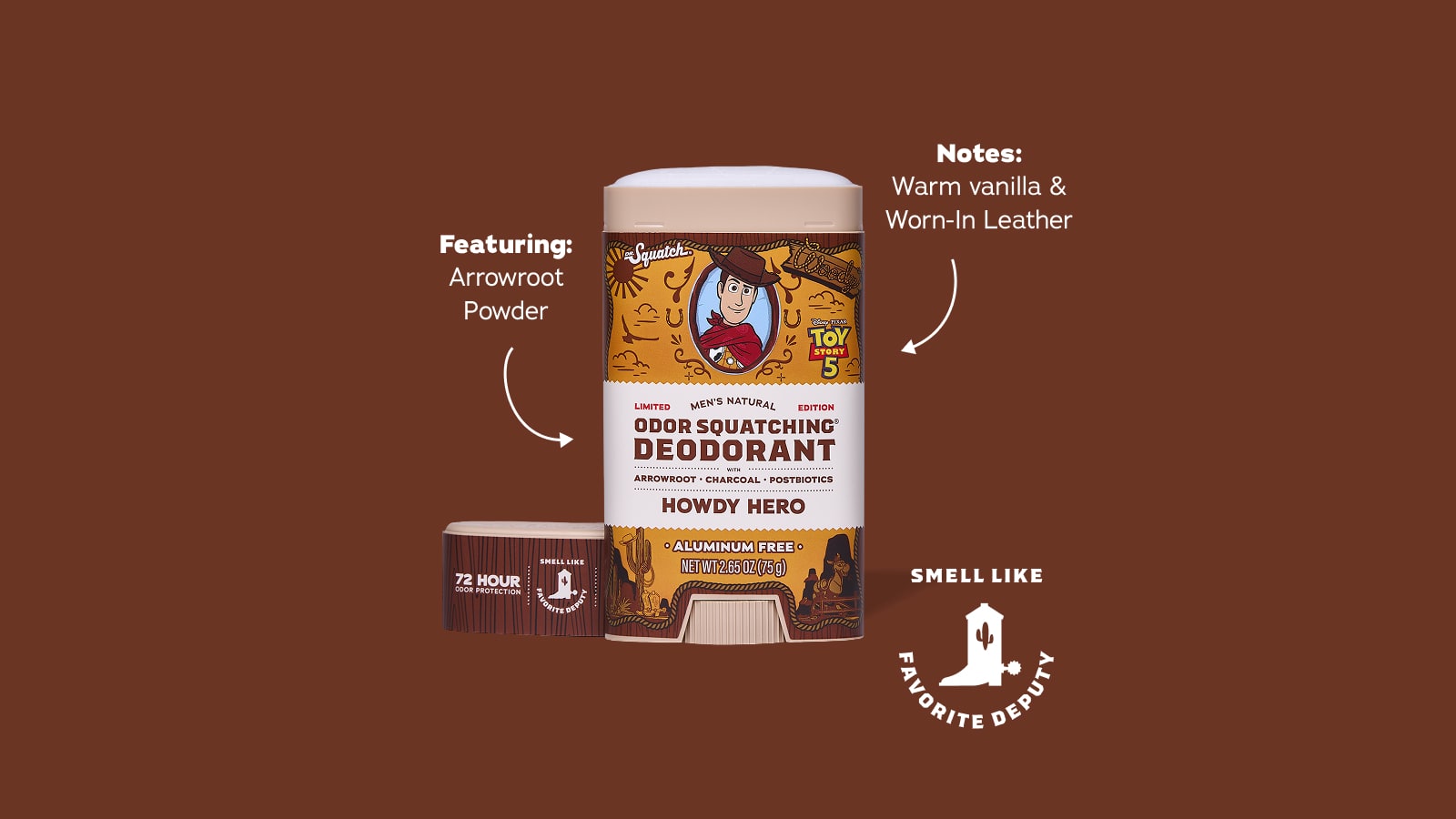 Howdy Hero Deodorant - Wash Away the Workday