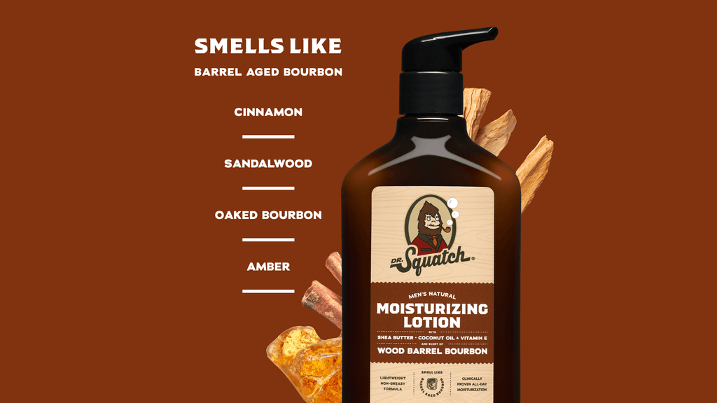 Wood Barrel Bourbon Lotion - All Clean With No Drama