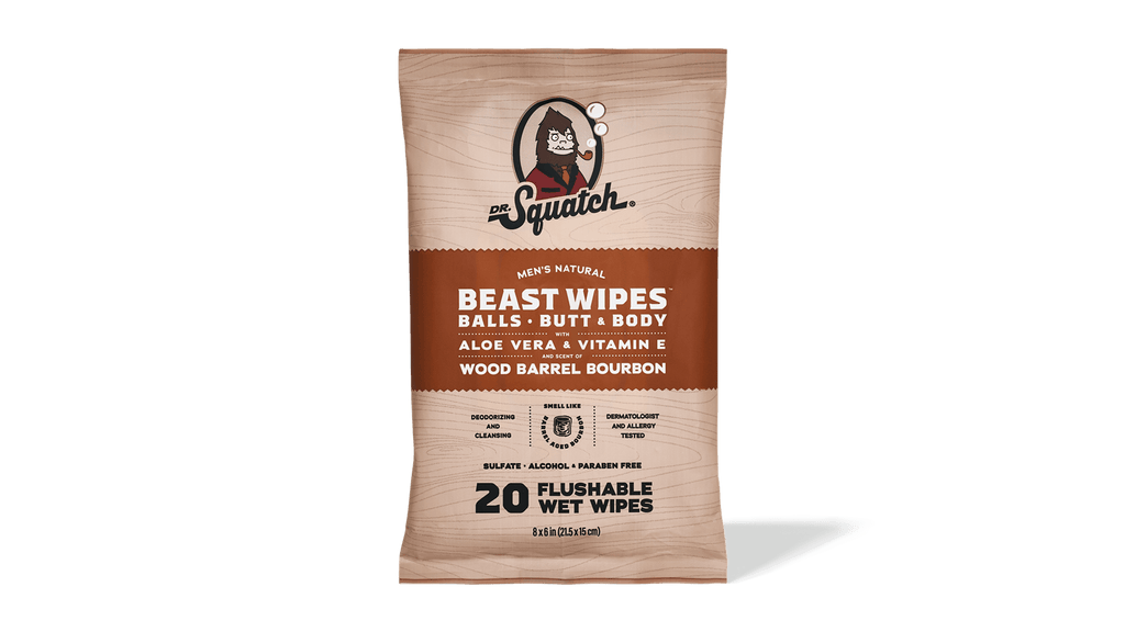 Wood Barrel Bourbon Wipes - Make Your Routine Work