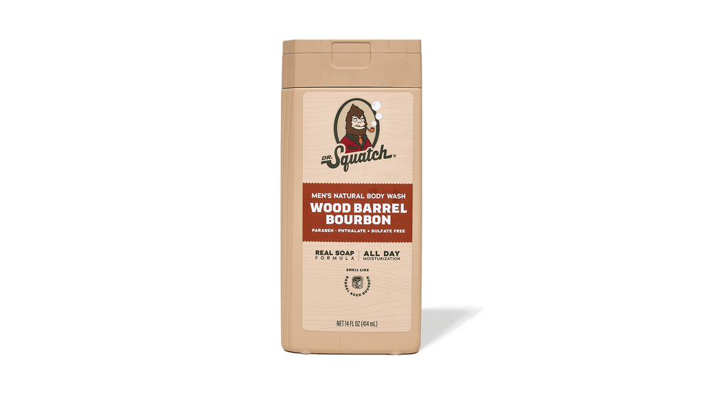 14 oz Wood Barrel Bourbon Body Wash - Good Smells Start Here
