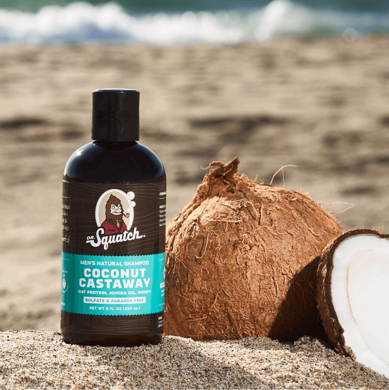 Coconut Castaway Shampoo - Rugged Soap for Men