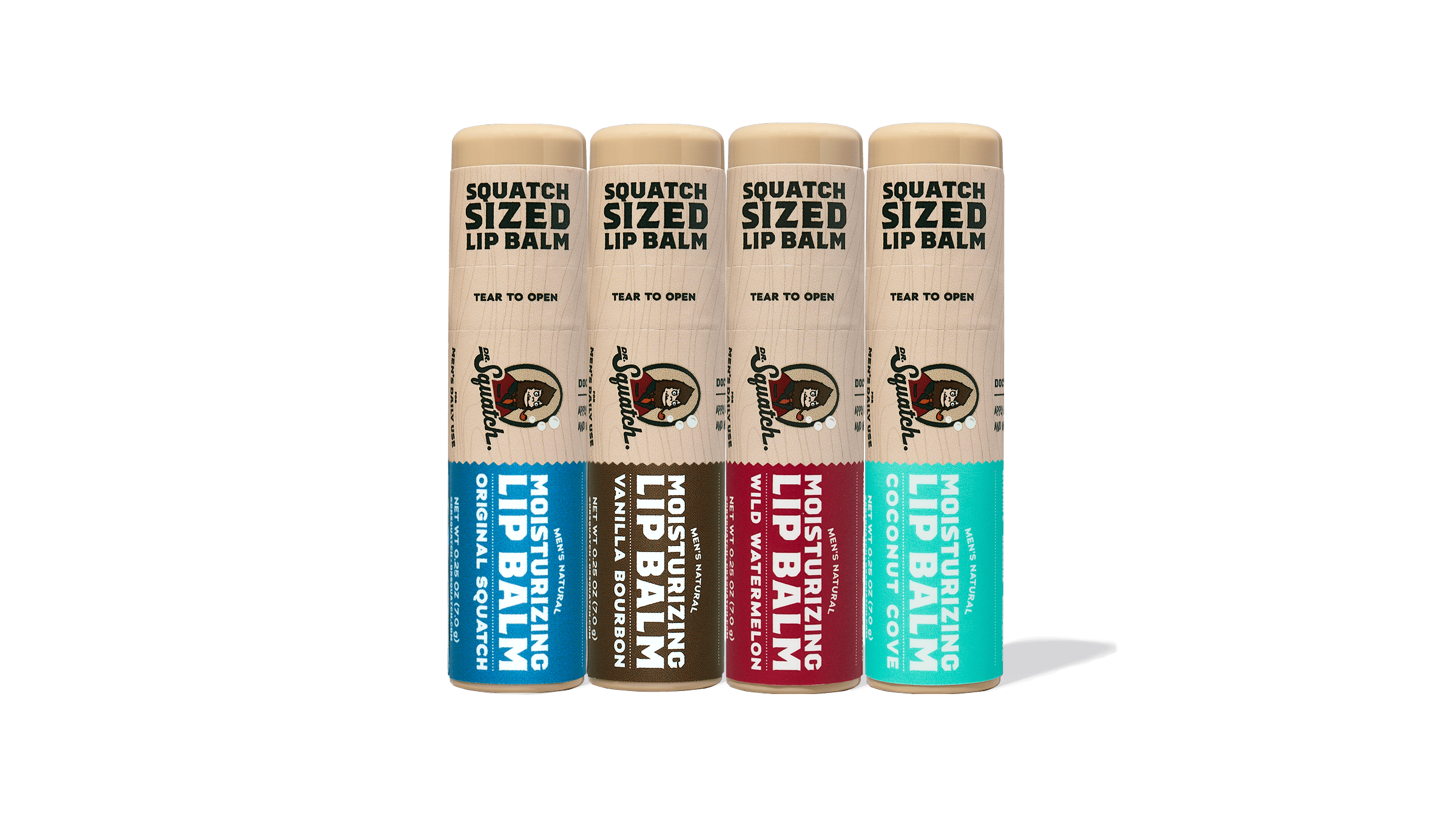 Lip Balm 4-Pack - Set the Fresh Bar Standard