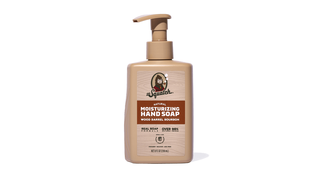 Wood Barrel Bourbon Hand Soap - Freshness for the Daily Grind